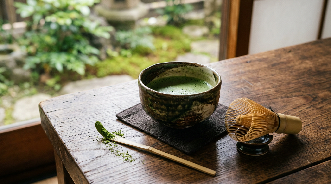 石臼挽きの抹茶