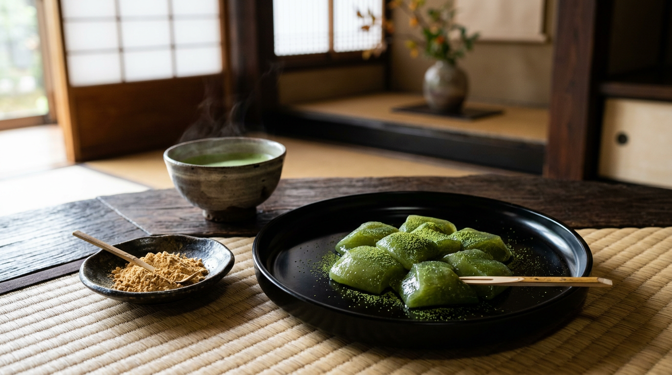 抹茶わらび餅のイメージ